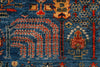 6x9 Blue and Green Anatolian Traditional Rug