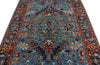 6x9 Blue and Navy Anatolian Traditional Rug