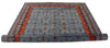6x9 Blue and Rust Traditional Rug