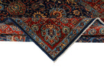 6x9 Navy and Red Anatolian Traditional Rug