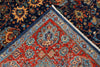 6x9 Navy and Red Anatolian Traditional Rug