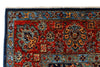 6x9 Navy and Red Anatolian Traditional Rug