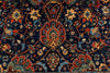 6x9 Navy and Red Anatolian Traditional Rug