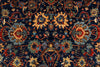6x9 Navy and Red Anatolian Traditional Rug