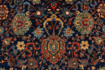 6x9 Navy and Red Anatolian Traditional Rug