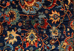 6x9 Navy and Red Anatolian Traditional Rug