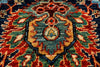 6x9 Navy and Red Anatolian Traditional Rug