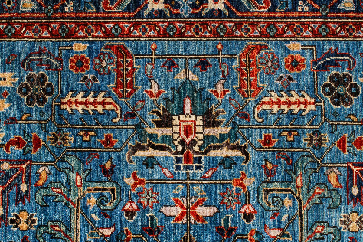 6x9 Blue and Navy Anatolian Traditional Rug