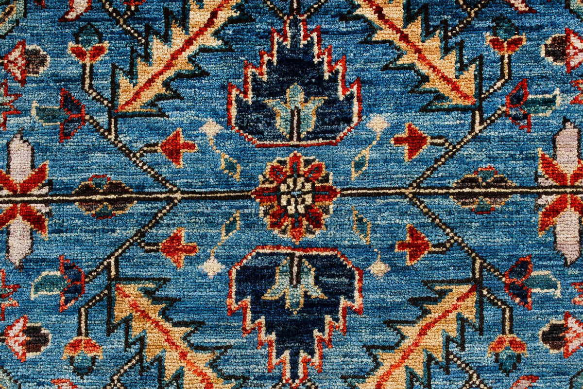 6x9 Blue and Navy Anatolian Traditional Rug