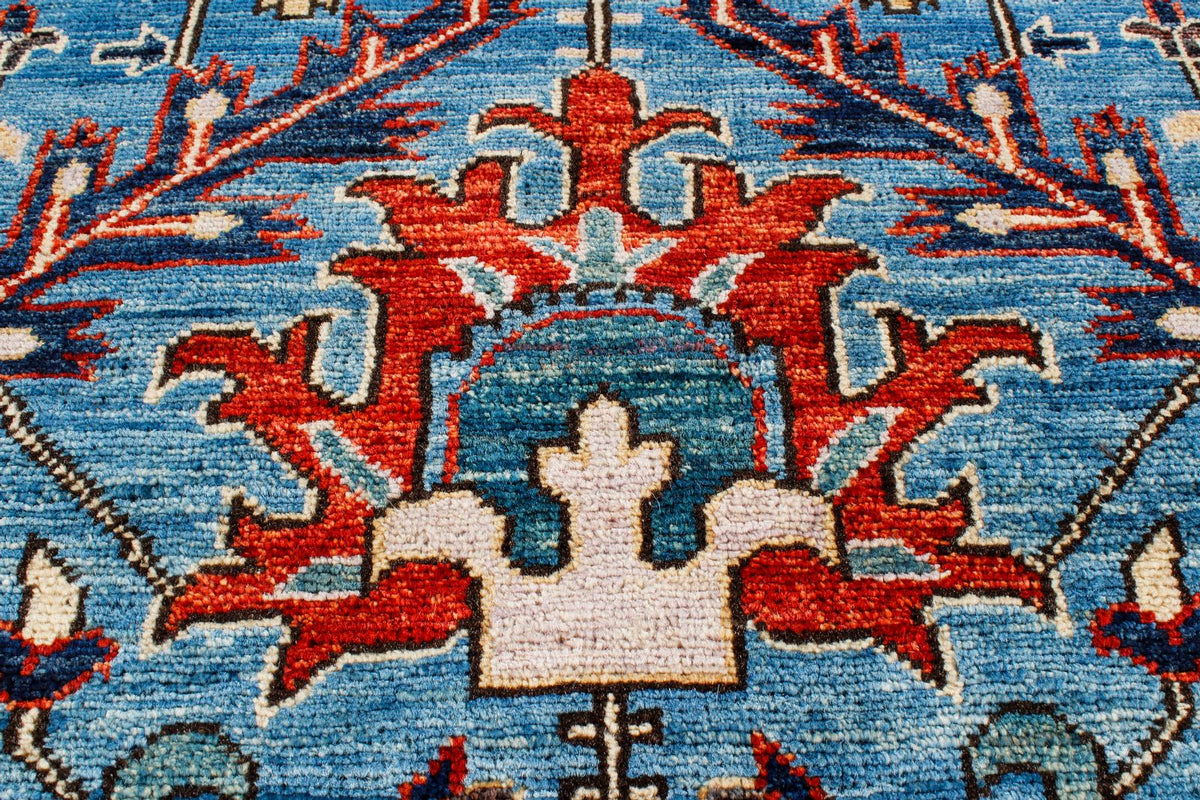 6x9 Blue and Navy Anatolian Traditional Rug