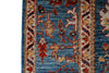 6x9 Blue and Multicolor Anatolian Traditional Rug