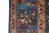 6x9 Blue and Multicolor Anatolian Traditional Rug