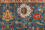 6x9 Blue and Multicolor Anatolian Traditional Rug