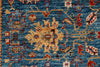 6x9 Blue and Multicolor Anatolian Traditional Rug