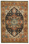 4x6 Navy and Red Anatolian Persian Rug