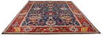 9x12 Navy and Red Anatolian Traditional Rug