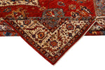 9x12 Red and Ivory Anatolian Traditional Rug