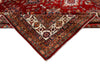 9x12 Red and Ivory Kazak Tribal Rug