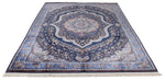 6x10 Navy and Blue Turkish Antep Rug