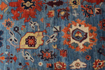 9x12 Blue and Navy Traditional Rug