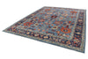 9x12 Blue and Navy Traditional Rug