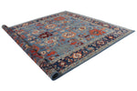 9x12 Blue and Navy Traditional Rug