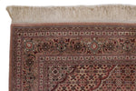 Vintage Handmade 4x6 Purple and Beige Persian Tabriz Distressed Area Rug