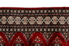 3x5 Red and Ivory Turkish Tribal Rug