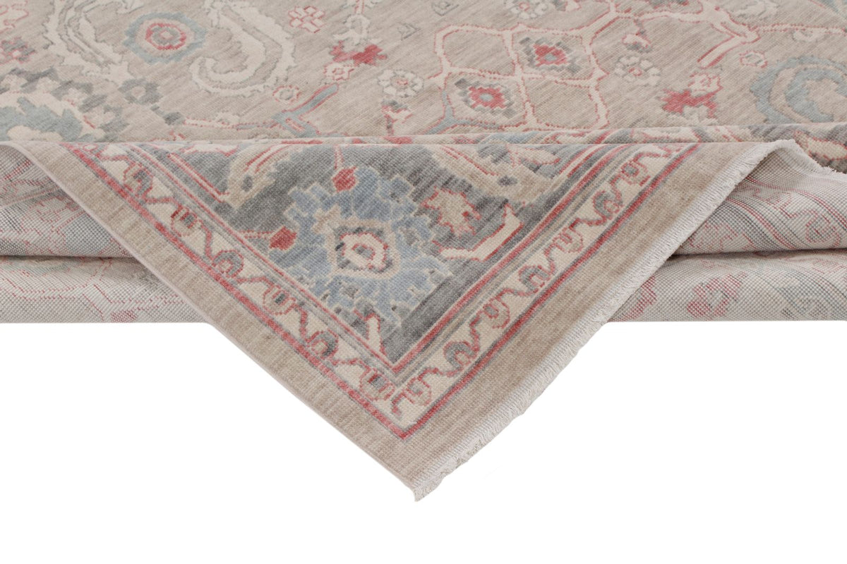6x10 Blue and Beige Turkish Traditional Rug