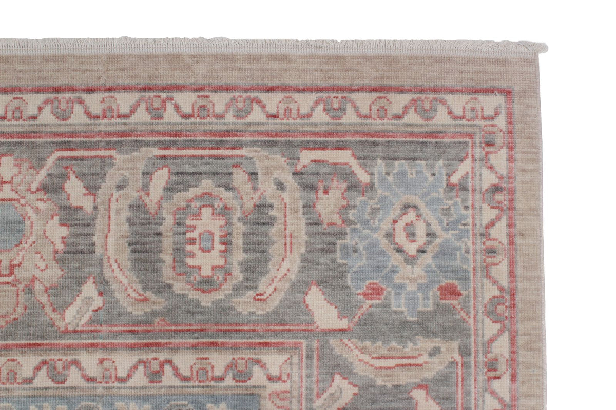 6x10 Blue and Beige Turkish Traditional Rug