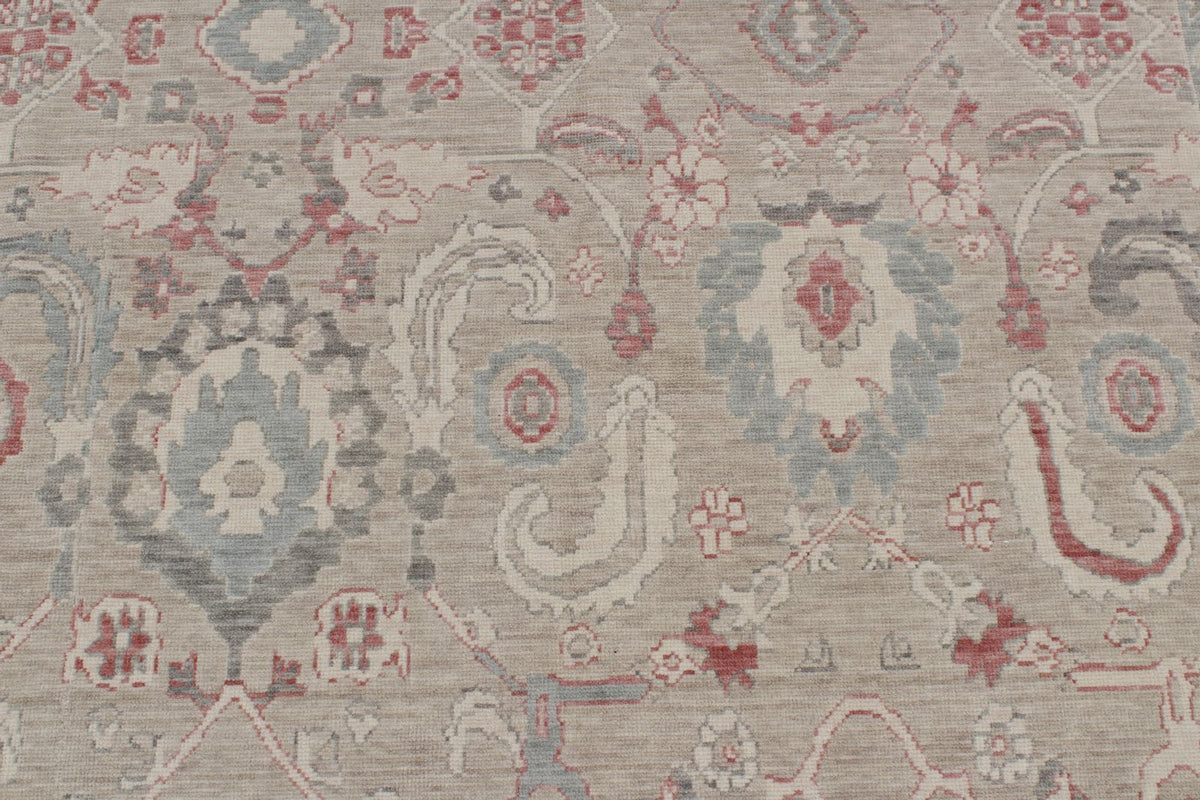 6x10 Blue and Beige Turkish Traditional Rug
