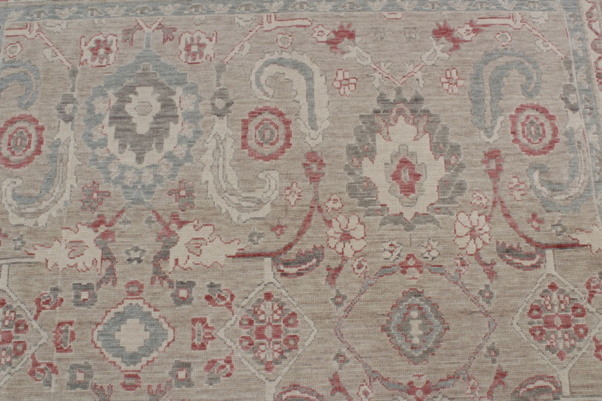 6x10 Blue and Beige Turkish Traditional Rug