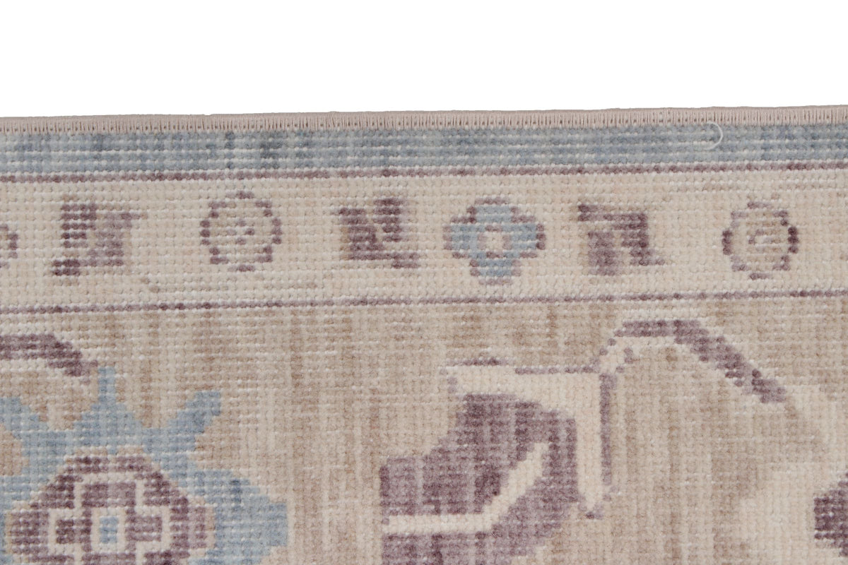 3x10 Blue and Beige Turkish Traditional Runner