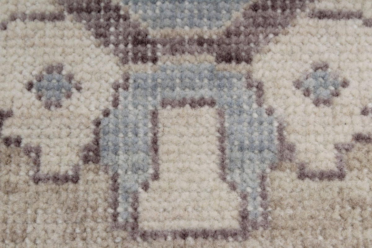 3x10 Blue and Beige Turkish Traditional Runner