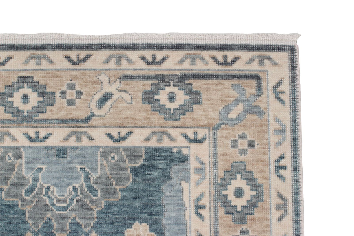 3x10 Gray and Beige Turkish Traditional Runner