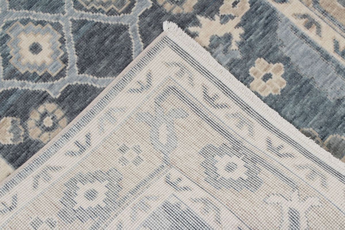 3x10 Gray and Beige Turkish Traditional Runner