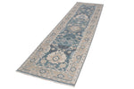 3x10 Gray and Beige Turkish Traditional Runner