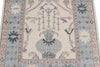 3x10 Ivory and Blue Turkish Traditional Runner