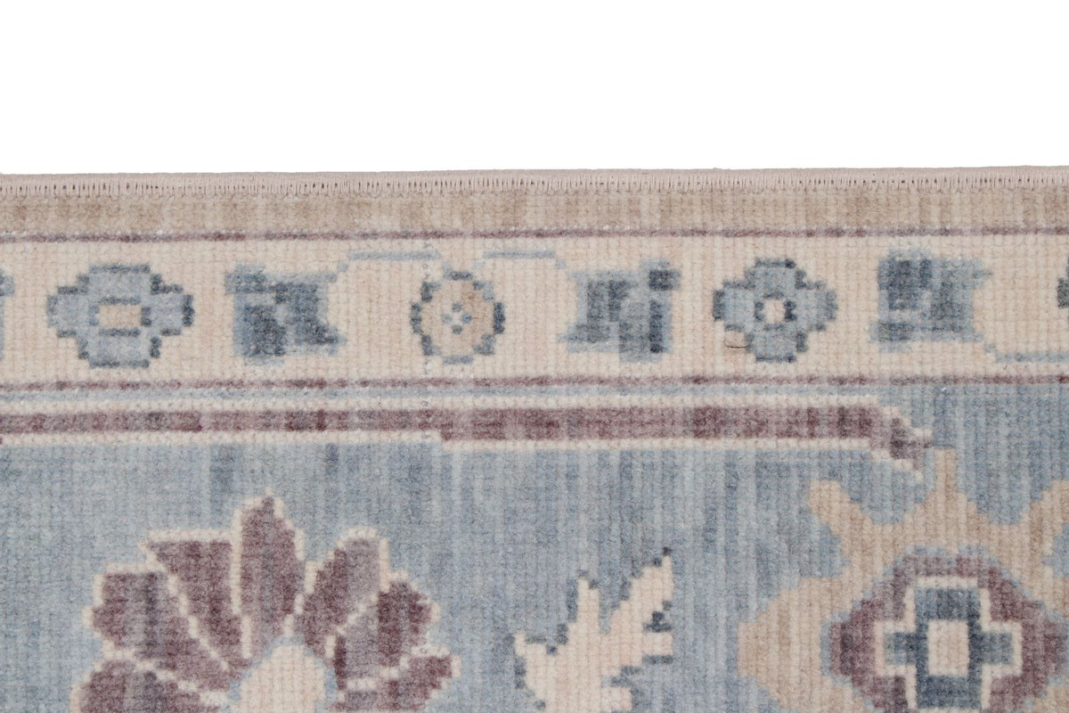 3x11 Beige and Blue Turkish Traditional Runner