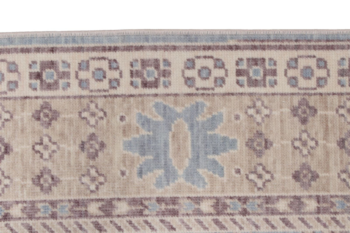 3x10 Blue and Beige Turkish Traditional Runner