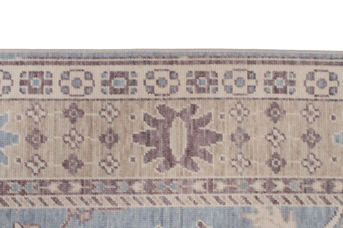 3x10 Blue and Beige Turkish Traditional Runner