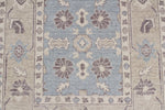 3x11 Beige and Blue Turkish Traditional Runner