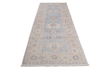 3x11 Beige and Blue Turkish Traditional Runner