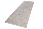 3x11 Beige and Blue Turkish Traditional Runner