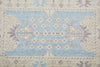 2x3 Blue and Beige Turkish Traditional Rug