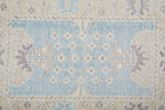 2x3 Blue and Beige Turkish Traditional Rug