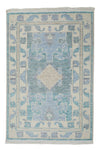 2x3 Gray and Ivory Turkish Traditional Rug
