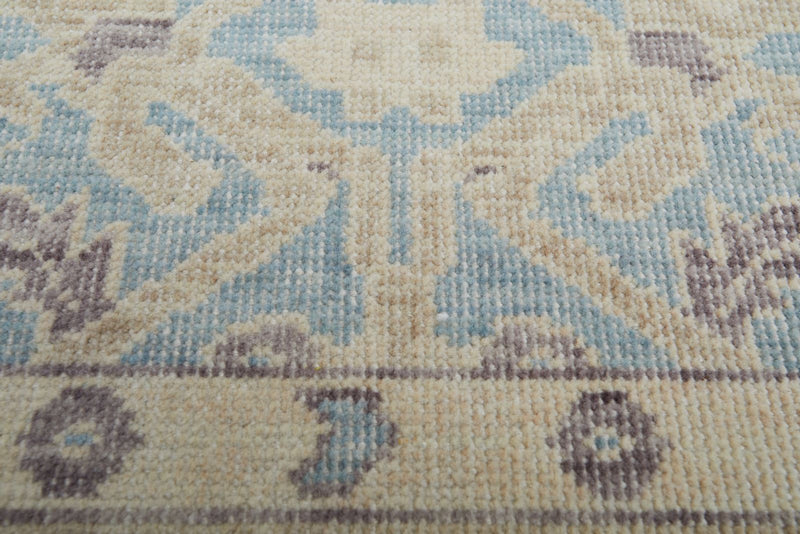 2x3 Blue and Beige Turkish Traditional Rug