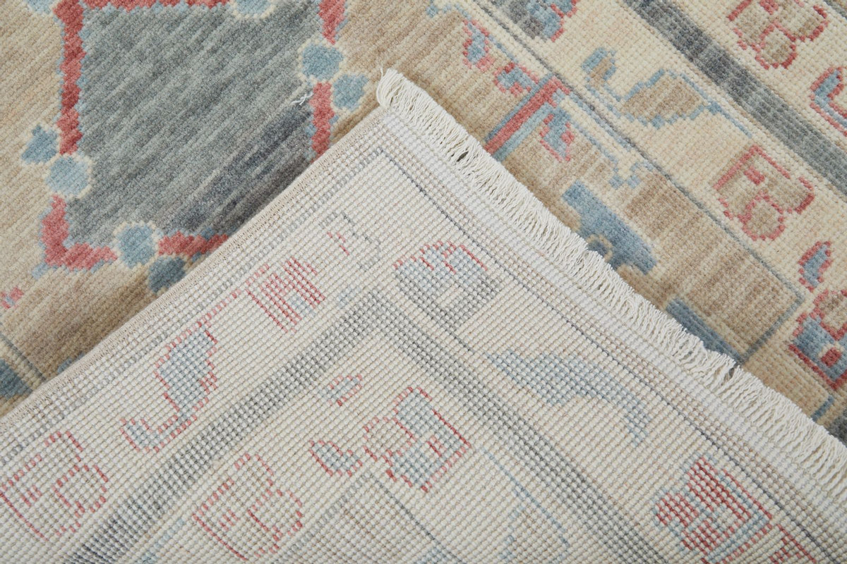 2x3 Brown and Beige Turkish Traditional Rug