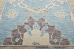 2x3 Blue and Beige Turkish Traditional Rug